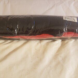 Red & Black Plain Sports Scarves (set)